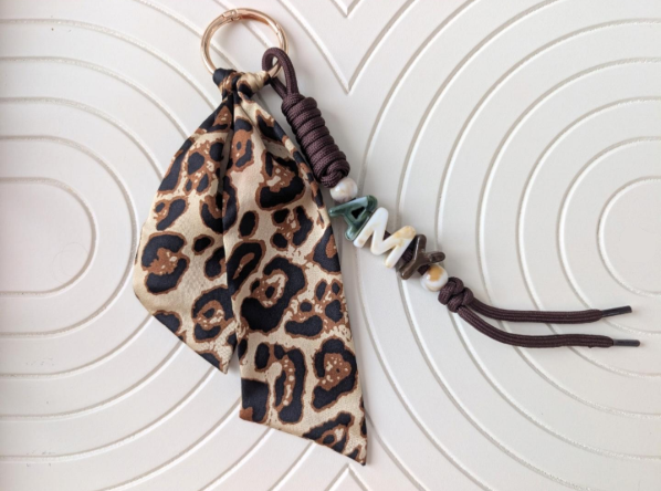 Handmade woven Amy bag charm